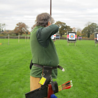 Public Speaker in Shropshire Pen Turner presents her talk Arrows away! Archery ancient and modern