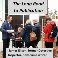 Public Speaker in Derbyshire James Ellson presents his talk The Long Road to Publication.
