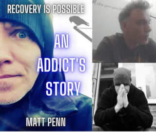 Matt Penn and his book, 'An Addict's Story'
