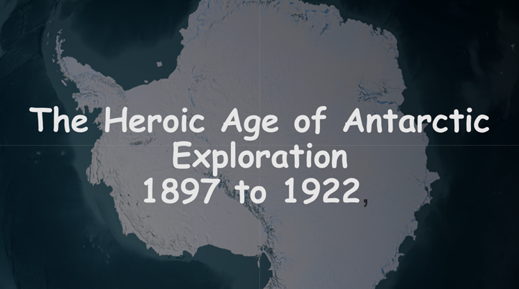 Public Speaker in Staffordshire Rodney Paul presents his talk The Heroic Age of Antarctic Exploration