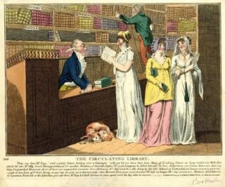 Public speaker and entertainer in Southampton, Hampshire Jane Glennie gives her talk on Mrs Martin’s Library